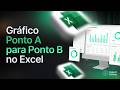 Gráfico Ponto A para Ponto B no Excel