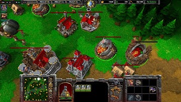 Warcraft 3 Reforged | 1 (Human) vs 6 Insane Computers AI (All Random)