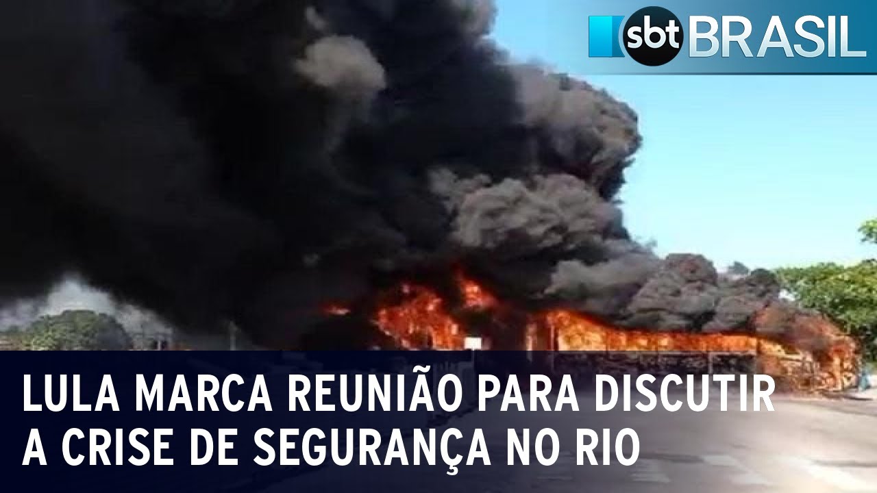 Lula marca nova reunião para discutir a crise de segurança no Rio de Janeiro | SBT Brasil (28/10/23)
