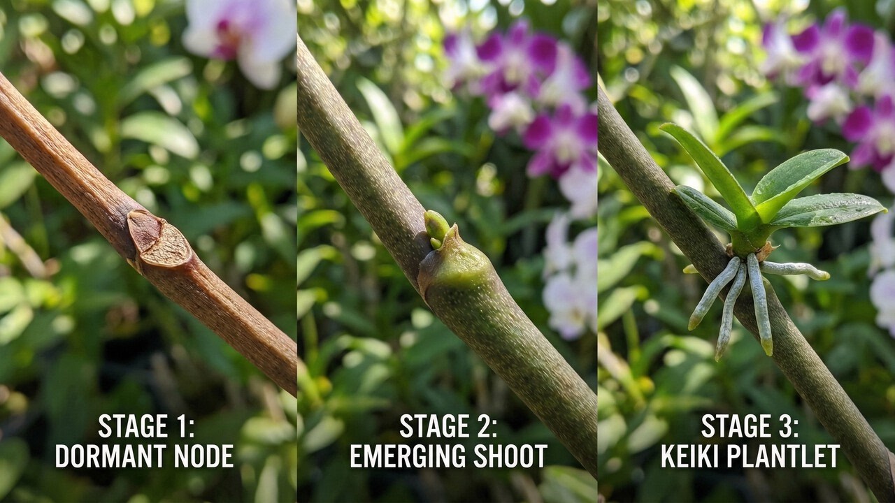 «Волшебный» трюк, позволяющий орхидеям пустить новые побеги за одну ночь. Посмотрите видео.