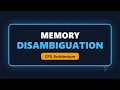 How CPUs Guess: Memory Disambiguation Explained 🧠