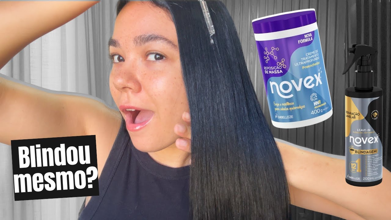 Último RETOQUE de Raiz com Henê + Testando Novex Reposição de Massa e Blindagem! Valem o hype?