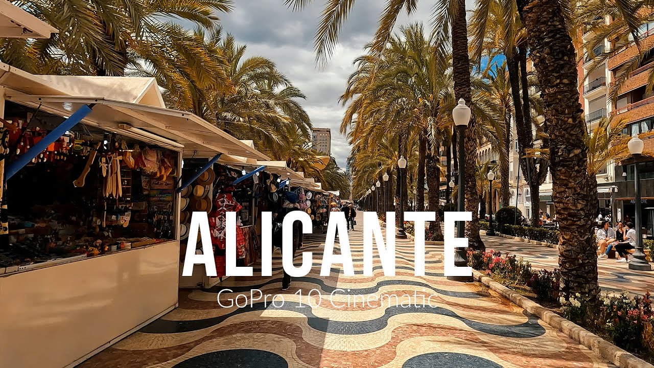 Alicante on the Fly Snapshots of a Spanish Coastal Paradise 4K