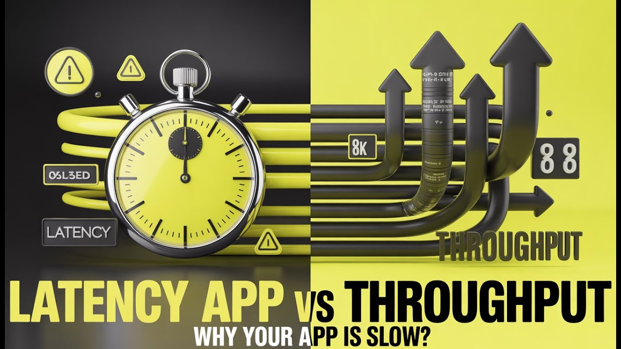 Why Your App Is Slow: Latency vs Throughput Explained | System Design ...