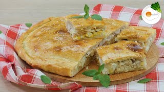Рыбный Пирог из Песочного Теста на Кефире — Вкусный Пирог из Щуки с Рисом
