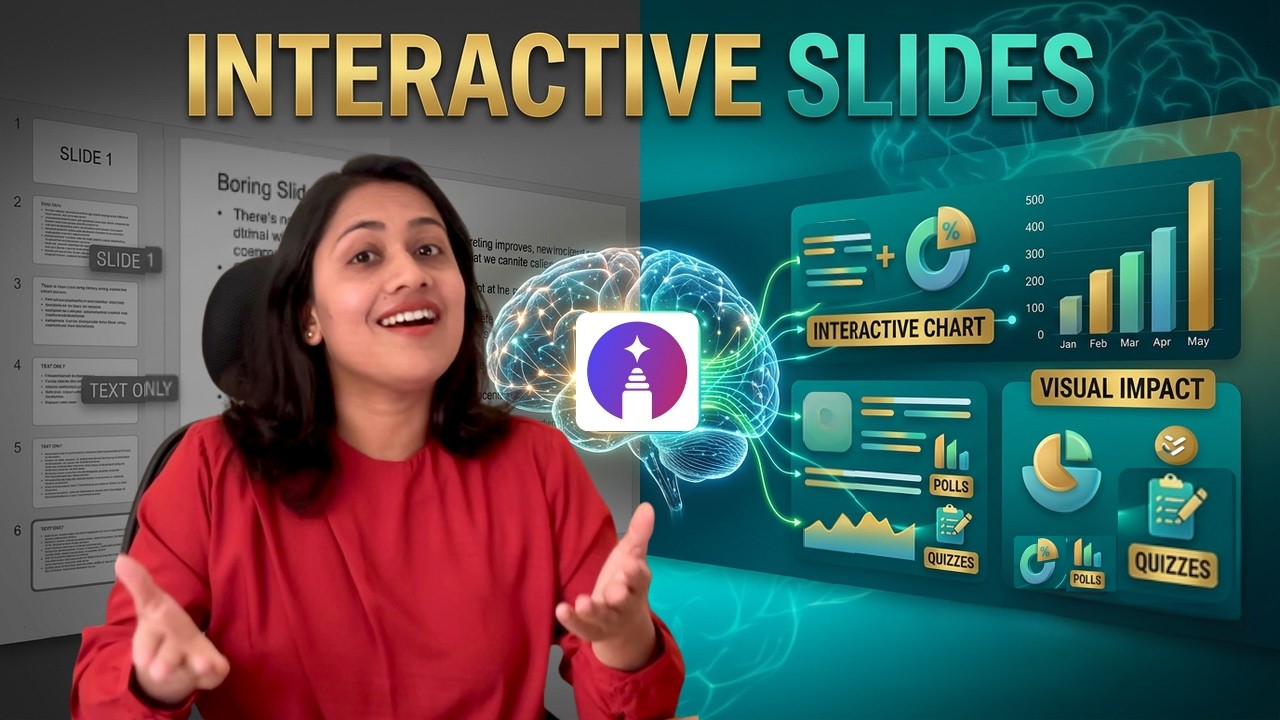 Interactive Quizzes Dynamic Slides using Slidea AI 🔥 - YouTube