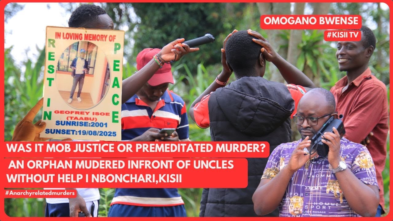 Taabu Isoe, an orphan was killed as his uncles watched | No arrests | Was it planned? Omogano Bwense