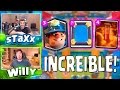 CLASH ROYALE | MINERO + ESPEJO + VENENO 2vs2 con sTaXx