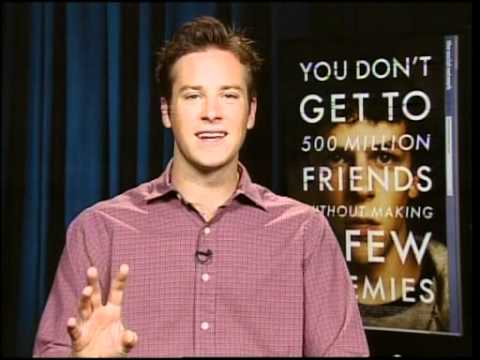 "The Social Network" Interview with Armie Hammer