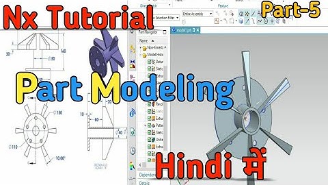 nx tutorial || nx tutorial for beginners || nx part modeling || siemens nx tutorial