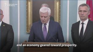 Montenegro Joins NATO In Washington Ceremony