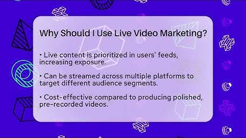 Why Should I Use Live Video Marketing? - Everyday-Networking