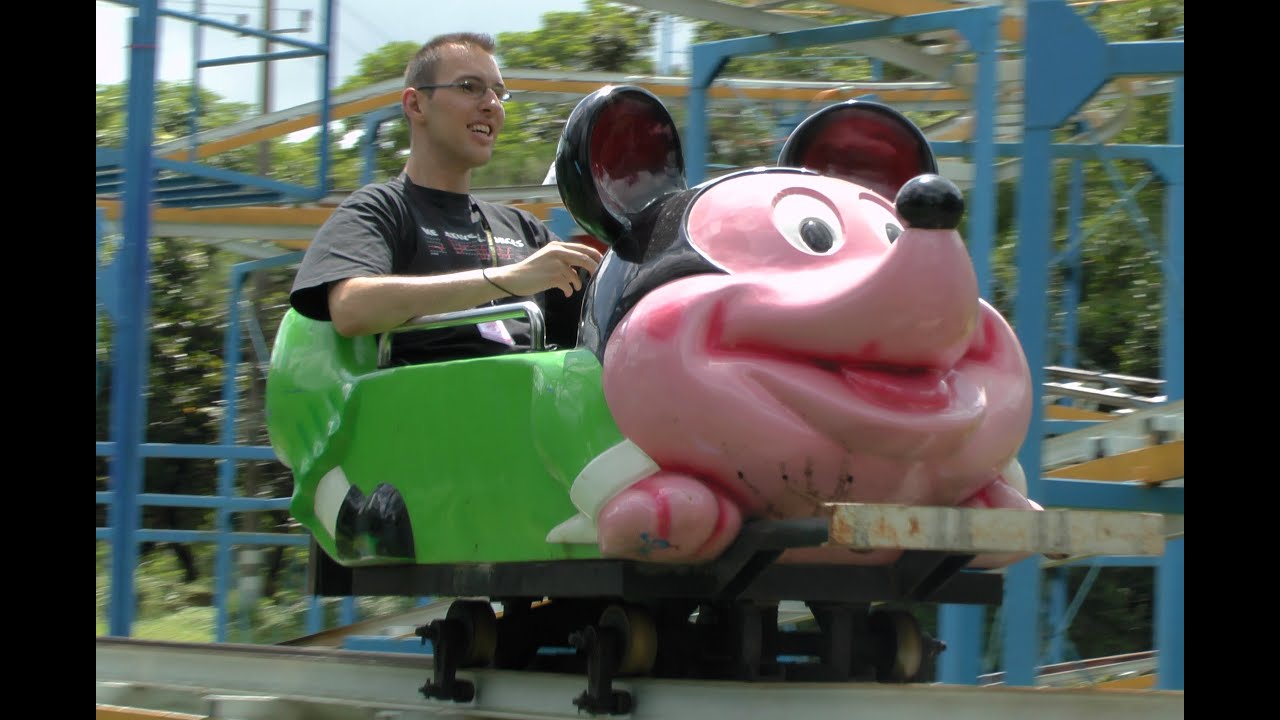 Flying Mouse Ride In the Woods Flying Mouse - Quanlin Amusement Park - YouTube