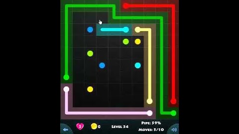 10 × 10 MANIA LEVEL 34 - FLOW GAME ON FACEBOOK Connect the dots