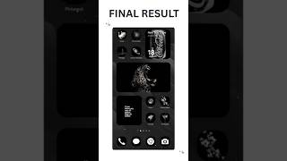 Black Phone Theme #wallpaper #viral #aesthetic #widgets #fyp #phone #customisation