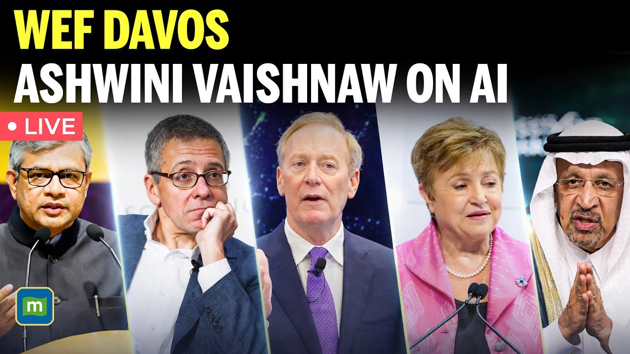 Ashwini Vaishnaw at WEF Davos on AI, Economic Growth and Global Influence