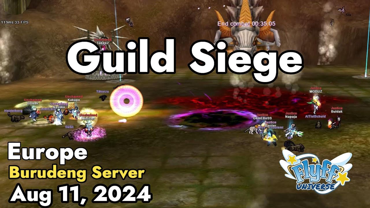 Guild Siege (Burudeng) August 11, 2024 | Flyff Universe