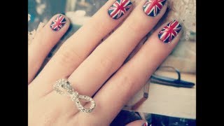 union jack nail tutorial