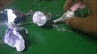 String Lights Craft With Aluminum Foil | Best Out Of Waste | Recycled Arts And Crafts-2