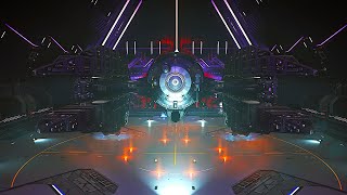 TIE Interceptor from Star Wars Tutorial (No Mod Version) | Corvette Ship Build - No Man's Sky