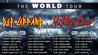 DEF LEPPARD - THE WORLD TOUR with Motley Crue!