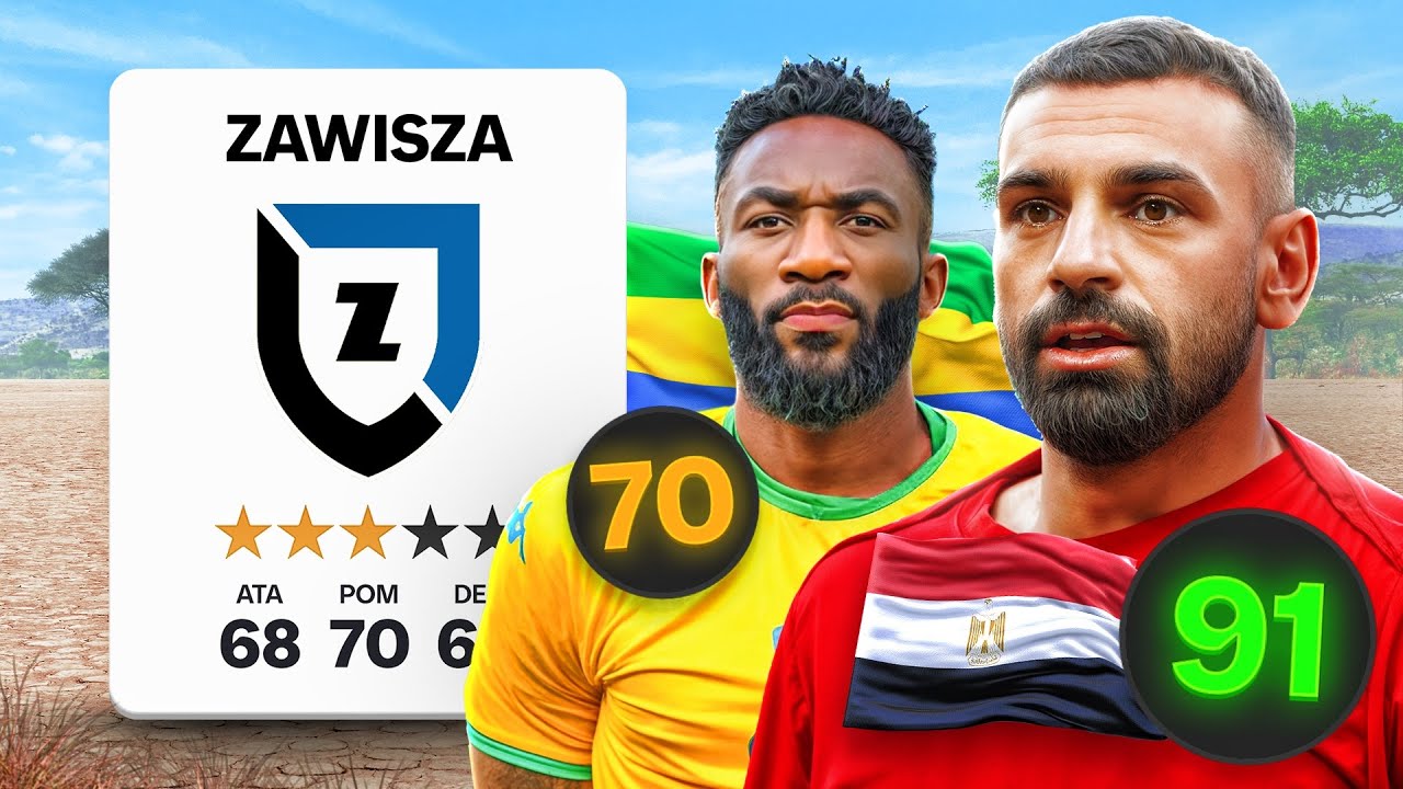 🇵🇱 NAJBIEDNIEJSZY Klub z POLSKI ale KUPUJĘ Tylko Zawodników z AFRYKI aż WYGRAM LIGĘ MISTRZÓW! 🇵🇱
