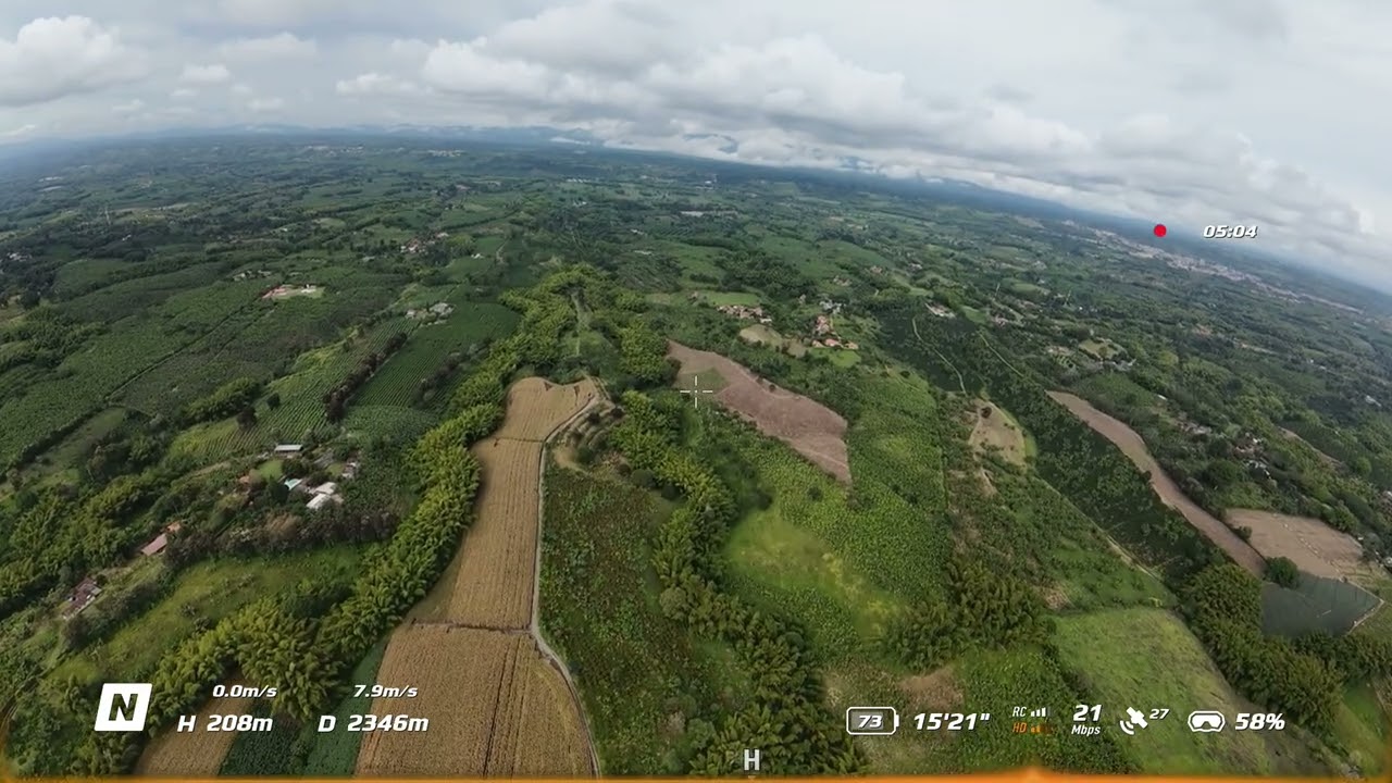 DJI AVATA 2, LONG RANGE  TEST 3.527 METERS.