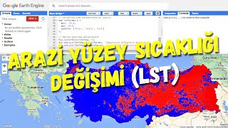 Land Surface Temperature Change Map Lst - Google Earth Engine