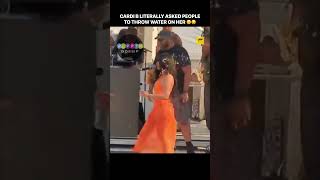 Cardi B was ASKING fans to throw water on her RIGHT before assaulting fan for throwing water 😳🤦🏻‍♀️ Profile