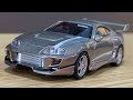 Toyota Supra Veilside Combat bodykit in Grey by MiniGT Diecast