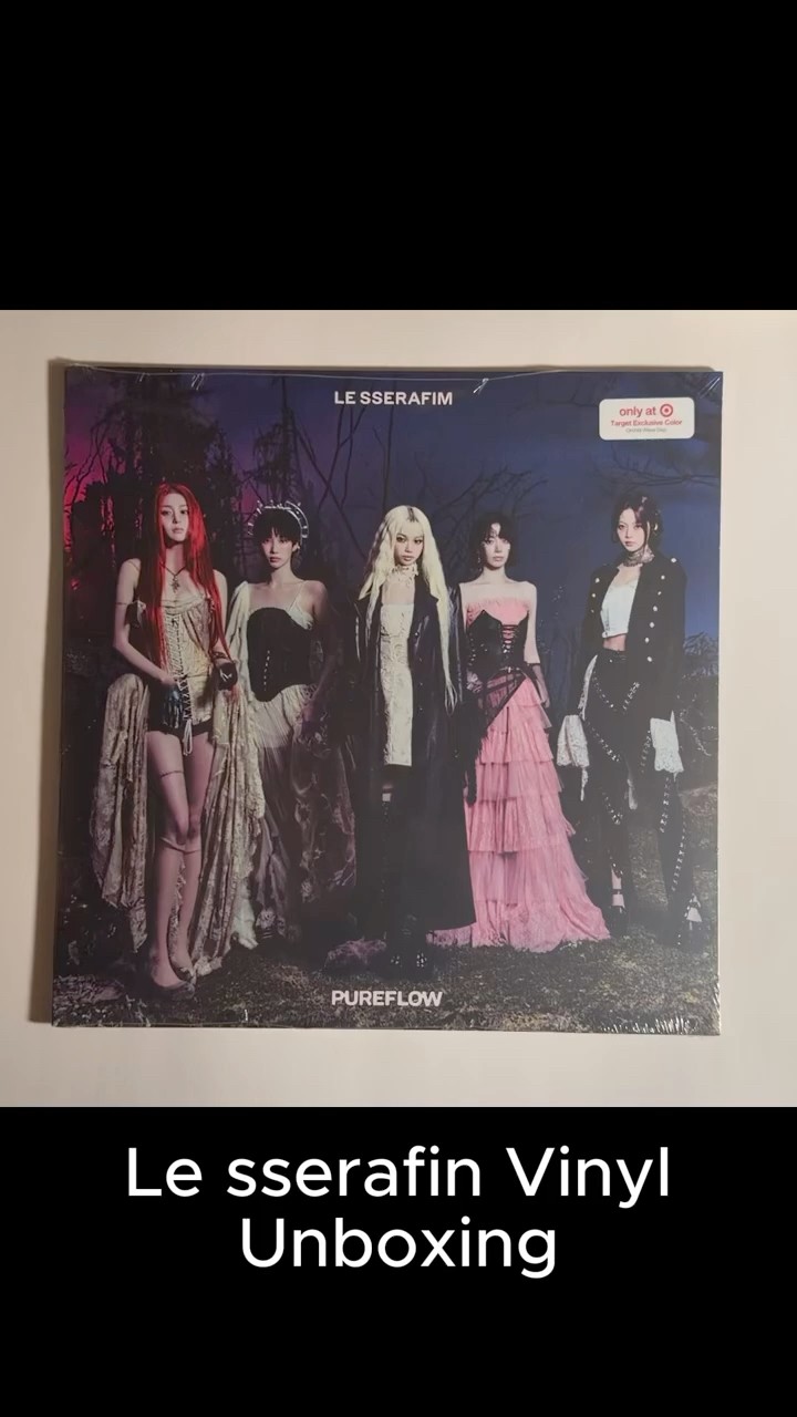 Le sserafim Pureflow pt 1 [Orchid Wave] Target Vinyl Unboxing