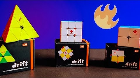 Cubelelo Drift 2M/Cubelelo Drift 3M/Cubelelo Drift Pyraminx Review 🔥