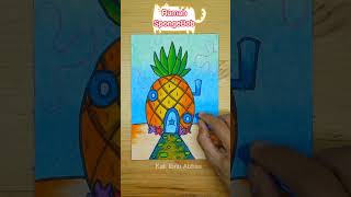 Menggambar Dan Mewarnai Rumah Spongebob