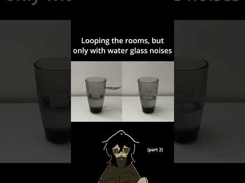 Looping the Rooms, but it's a water glass cover! #shorts