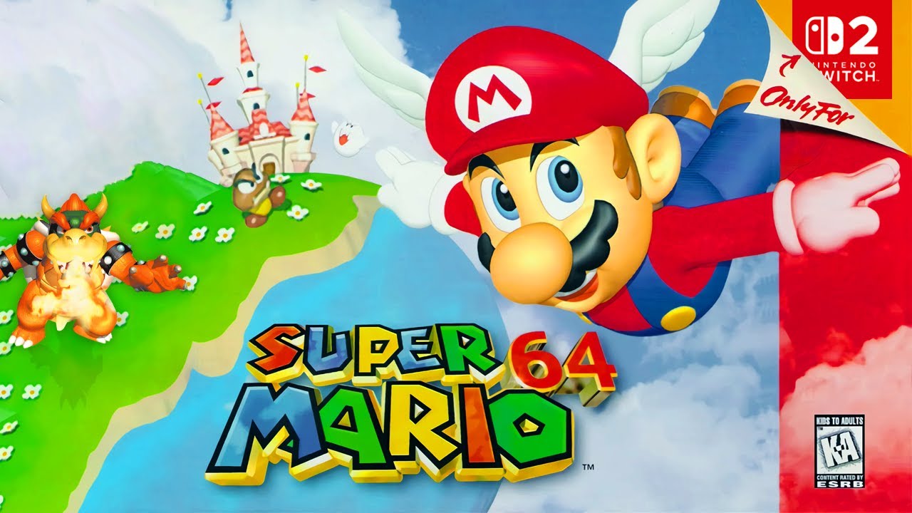 Super Mario 64 (Nintendo Switch 2) - 100% Longplay Full Game Walkthrough Gameplay Guide