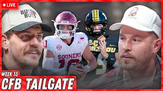 Week 13 CFB Morning Tailgate with Taylor Lewan, Will Compton and the boys!