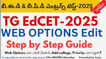 TG EDCET WEB OPTIONS EDIT OPTION STEP BY STEP GUIDE 