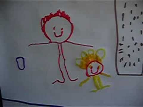 Oscar describes his drawing