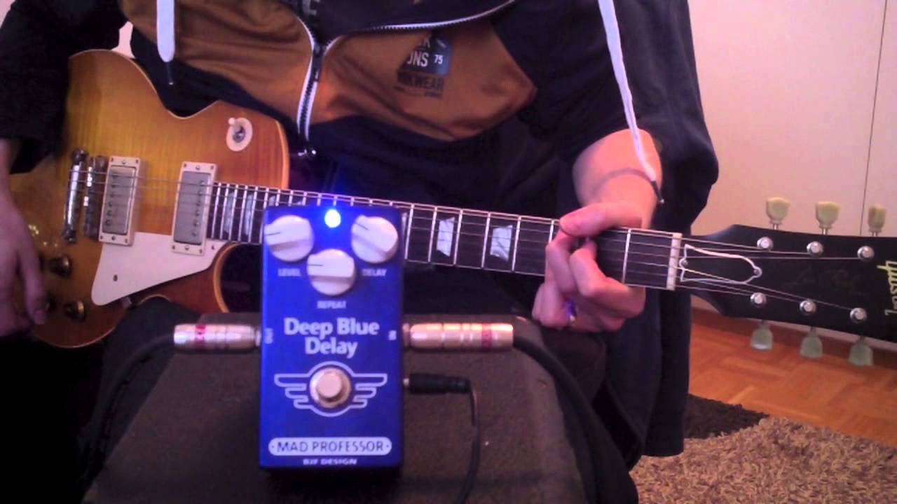 Mad Professor Deep Blue Delay Pedal - YouTube