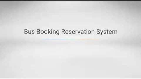 Bus Booking Reservation System by Axis Softech