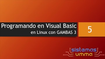 Programando VB en Linux con Gambas 3 - 5
