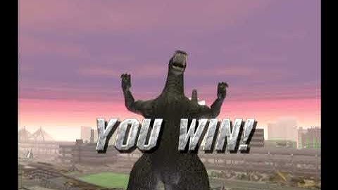Godzilla Destroy All Monsters Melee   Nintendo Gamecube   first 10 min gameplay no commentary