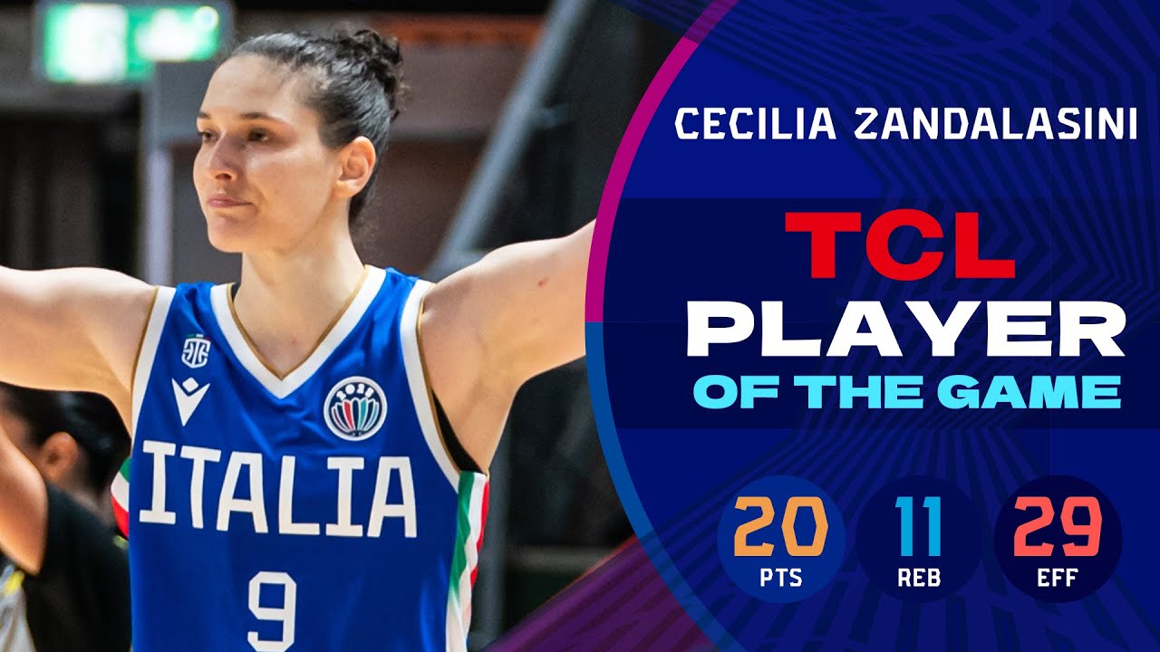A 20-point double-double for Cecilia Zandalasini as Italy