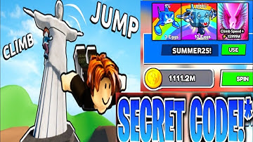 🗝️ SECRET CODE ALL WORKING CLIMB AND JUMP TOWER CODES 2025 | UPDATE 19 ROBLOX CODES ⚡