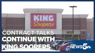 Contract talks continue with King Soopers workers Wednesday