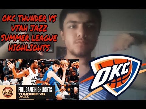 CHET HOLMGREN DEBUT! OKC Thunder Vs Utah Jazz Salt Lake City Summer League REACTION!