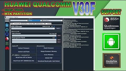 Huawei UnlockTool  V30F - 2025  Qualcomm  | Support Qualcomm-Mediatek | Flasing And Unlock Services