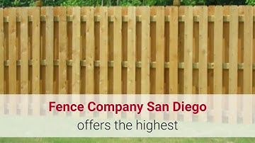 Residential Fence Installation Company in San Diego CA