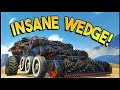 Crossout - INSANE WEDGE BUILD! 3x Harvesters (Crossout Gameplay)