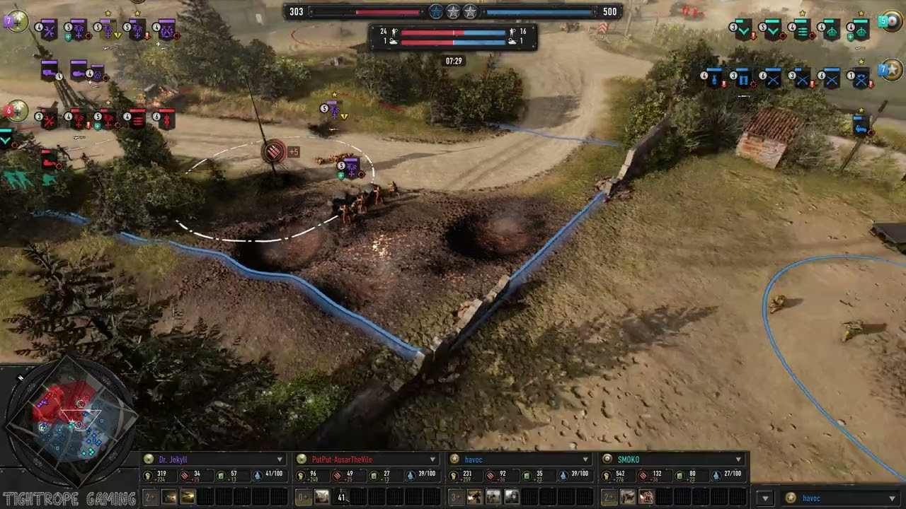 COH3 2v2 Dr. Jekyll (AK) & PutPut (AK) vs havoc (US) & SMOKO (UK)